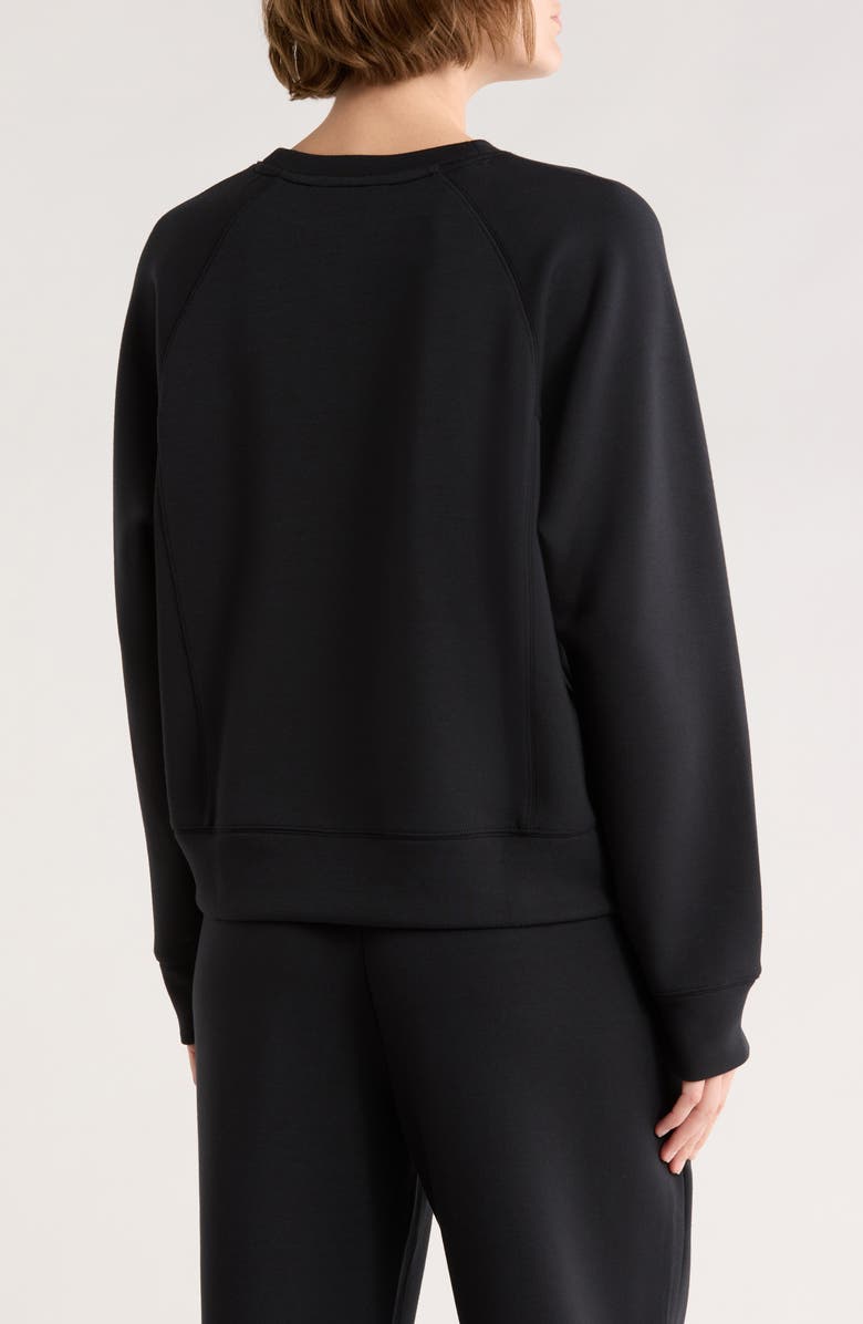 SPANX<sup>®</sup> Crewneck Pullover, Alternate, color, Very Black