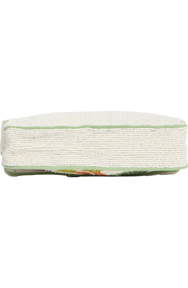 Collection XIIX Mixed Veggies Beaded Baguette Shoulder Bag, Alternate, color, Ivory Multi