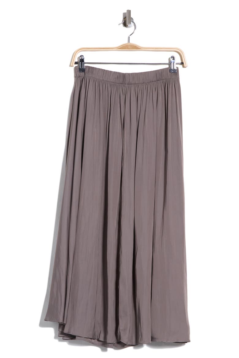 Pleated Midi Skirt, Alternate, color, TAUPE GREY