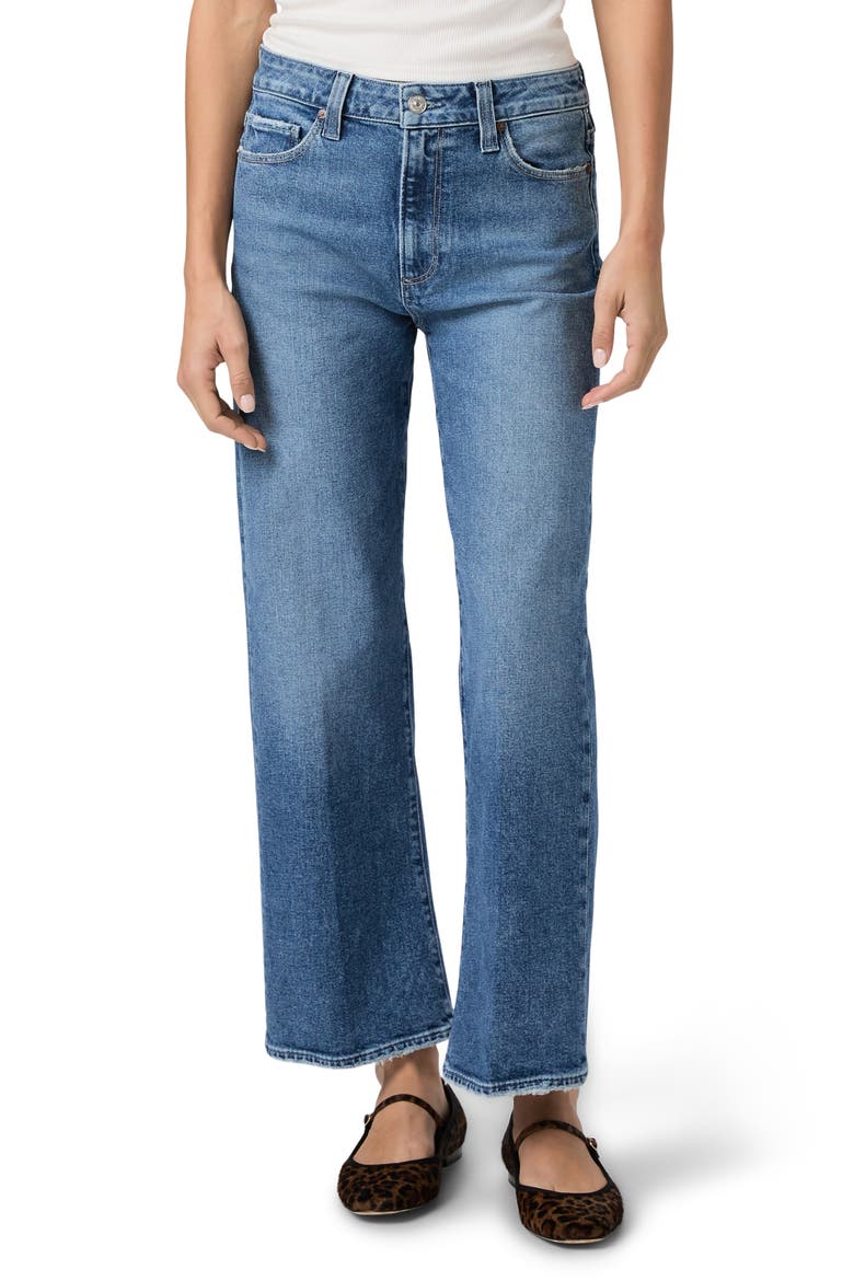 Leenah High Waist Ankle Wide Leg Jeans, Main, color, ROOFTOP