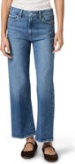 PAIGE Leenah High Waist Ankle Wide Leg Jeans