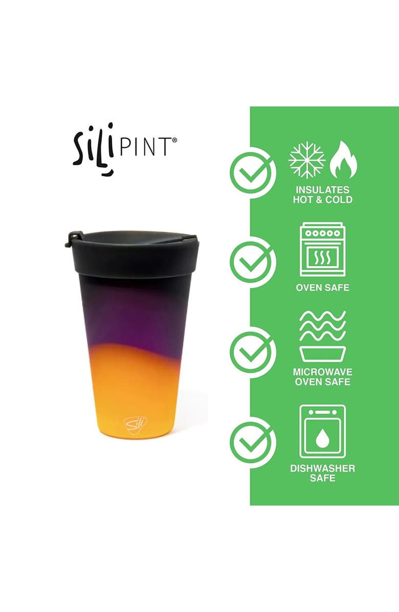 Silipint Silicone 16oz Coffee Tumblers, 2 Pack, Alternate, color, 