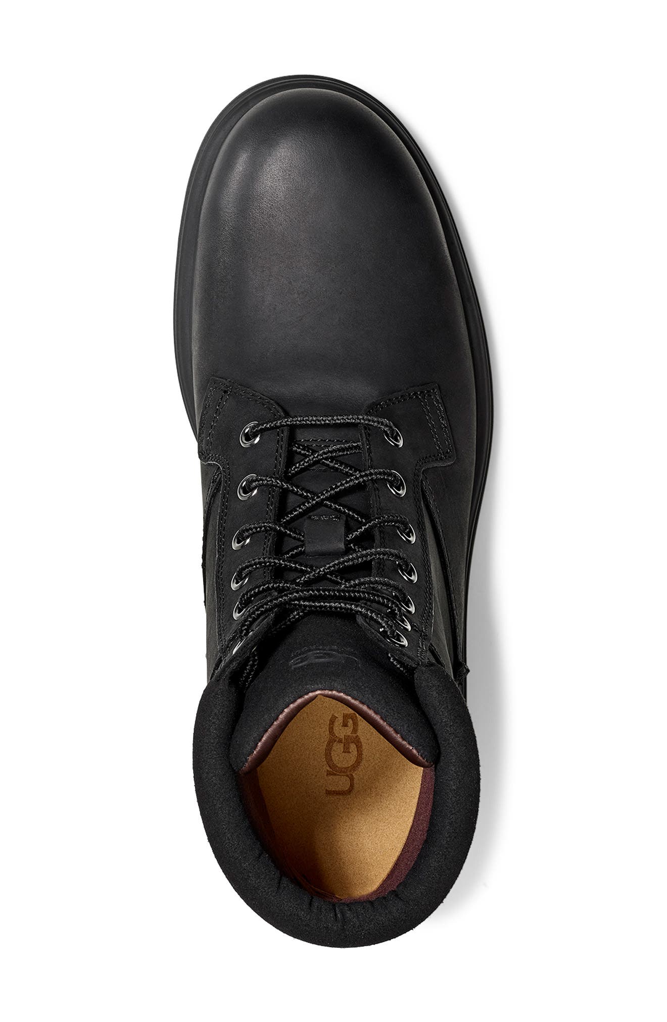 Biltmore Waterproof Plain Toe Boot, Alternate, color, BLACK