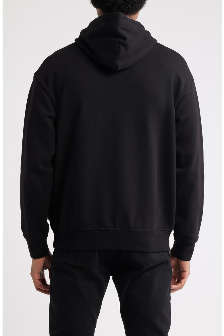 Coneman Cotton Graphic Hoodie, Alternate, color, BLACK