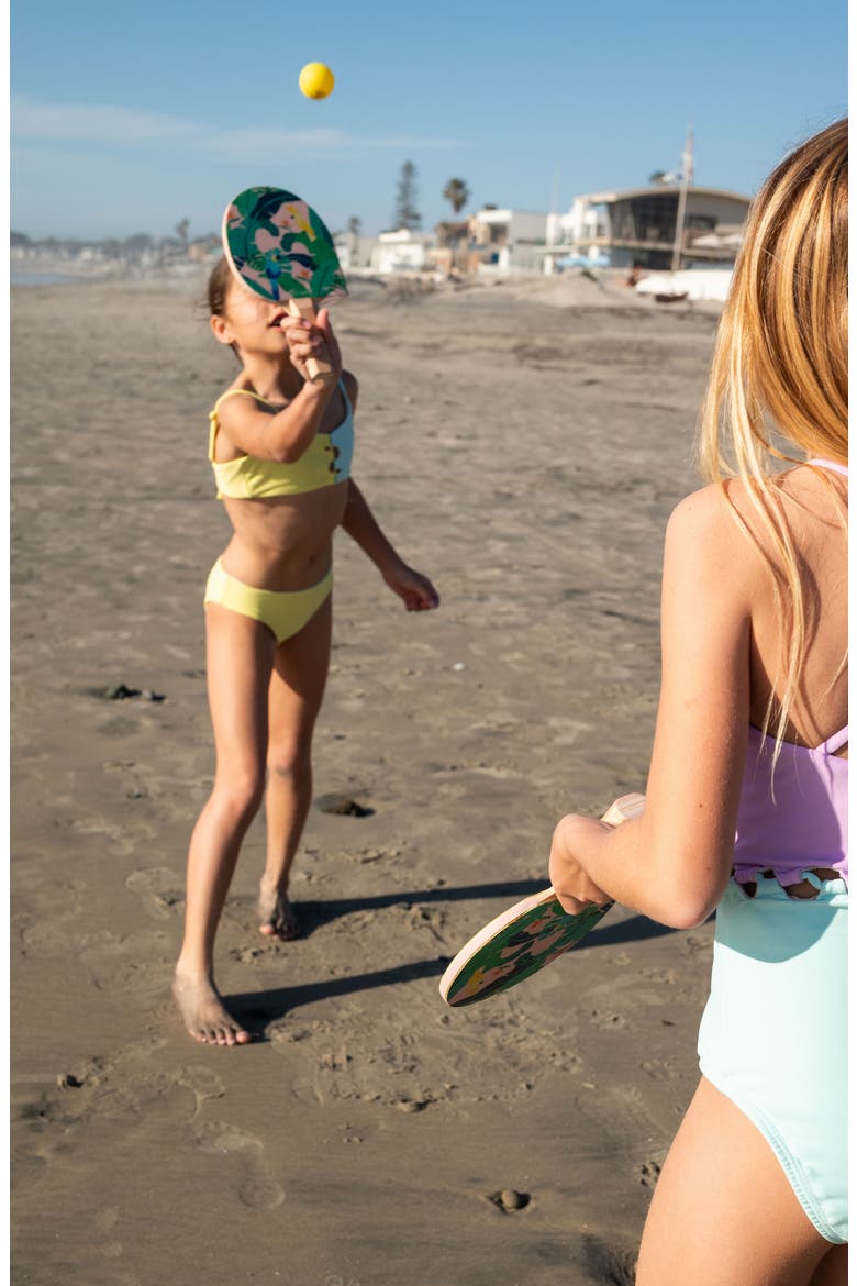 Kids' Cammy Loop Two-Piece Swimsuit, Alternate, color, JELLY BEAN