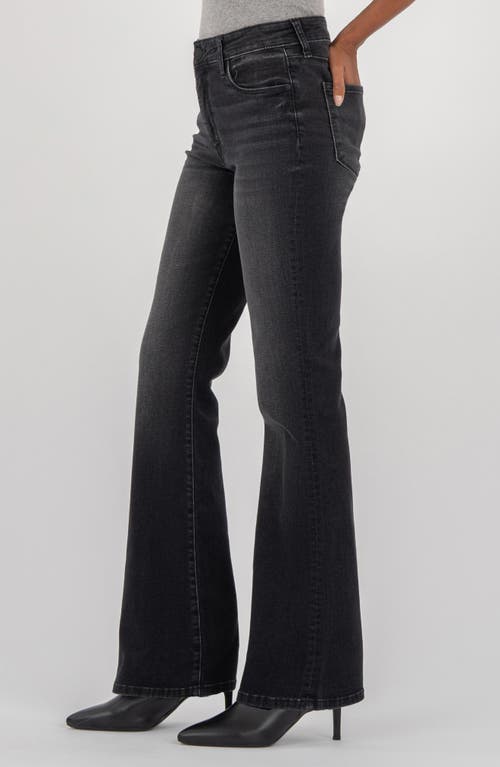 Kut From The Kloth Ana High Waist Flare Jeans In Blue