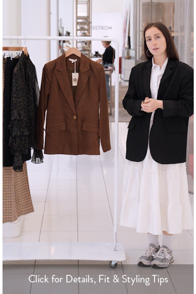 Marilyn Faux Suede Blazer video