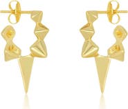 Melinda Maria Gabriella Spiked Hoop Earrings