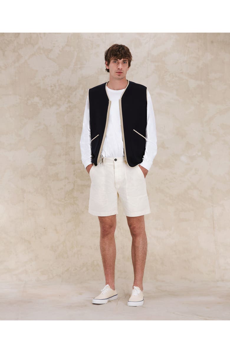 Fortela Wool Vest, Alternate, color, Navy Blue