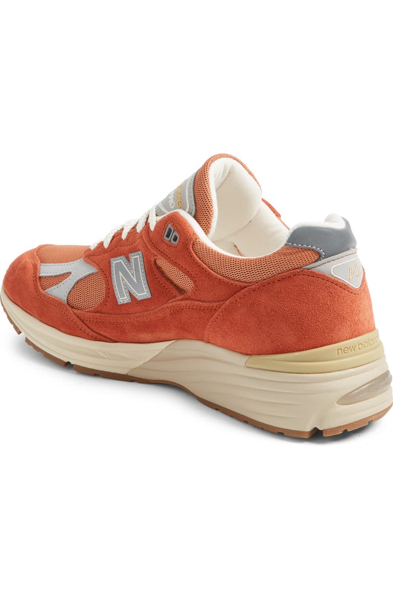 New Balance Gender Inclusive Made in UK 991 v2 Sneaker, Alternate, color, Potters Clay/ Raw Sienna