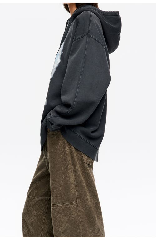 Bimba Y Lola Landscape Logo Hoodie In Black