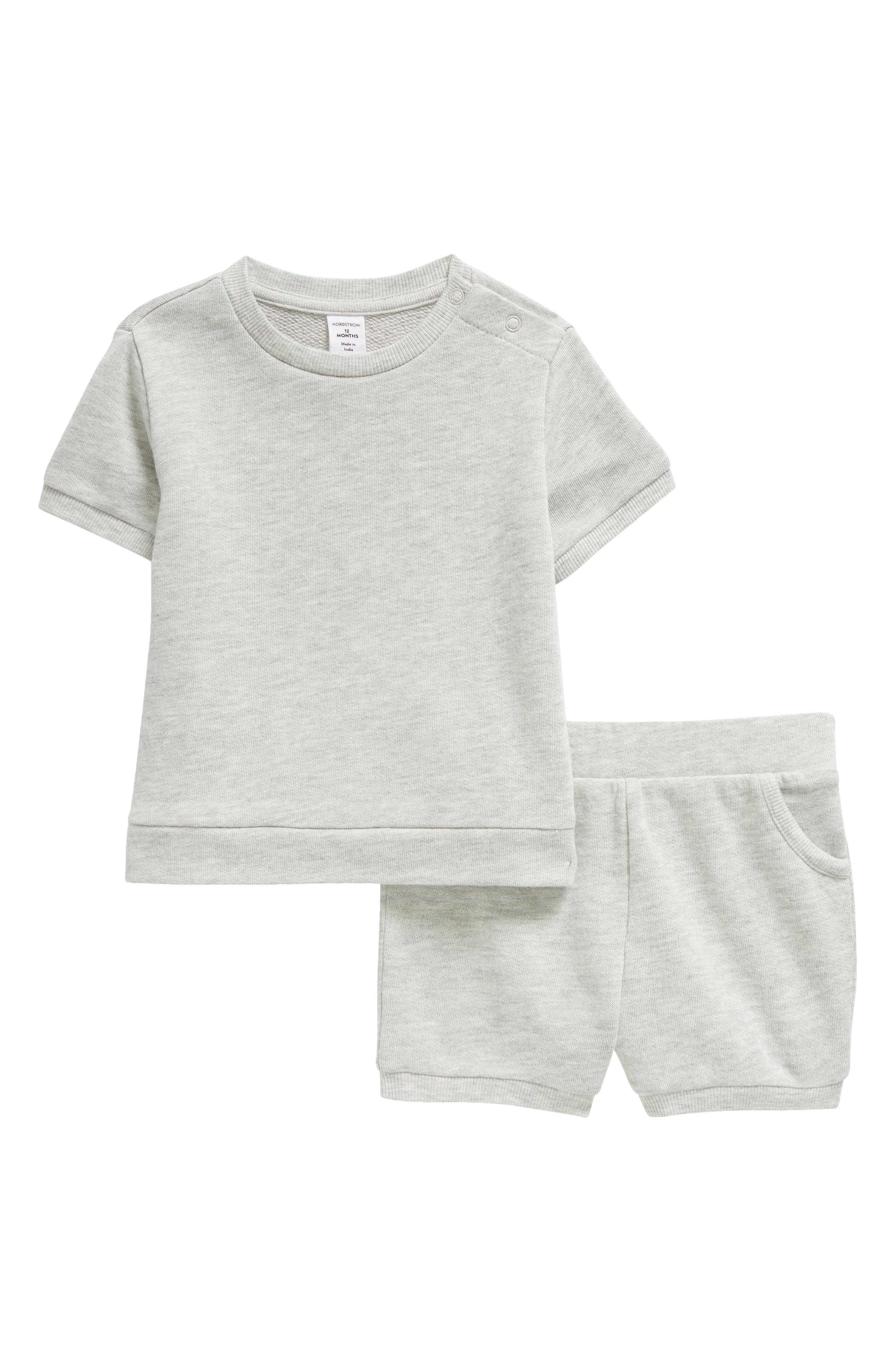 Nordstrom Cozy Short Sleeve Top & Shorts Set