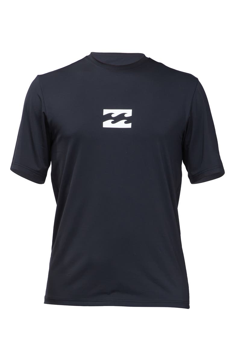 Billabong All Day Wave Short Sleeve Performance Rashguard, Main, color, 