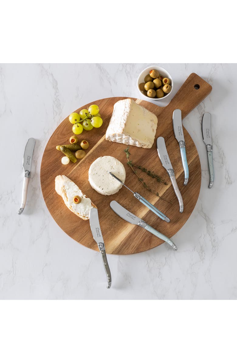 FRENCH HOME Laguiole 8-Piece Cheese Flatware Set, Alternate, color,
