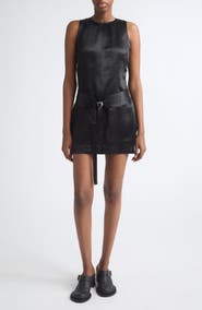 Eckhaus Latta Artemis Satin Minidress