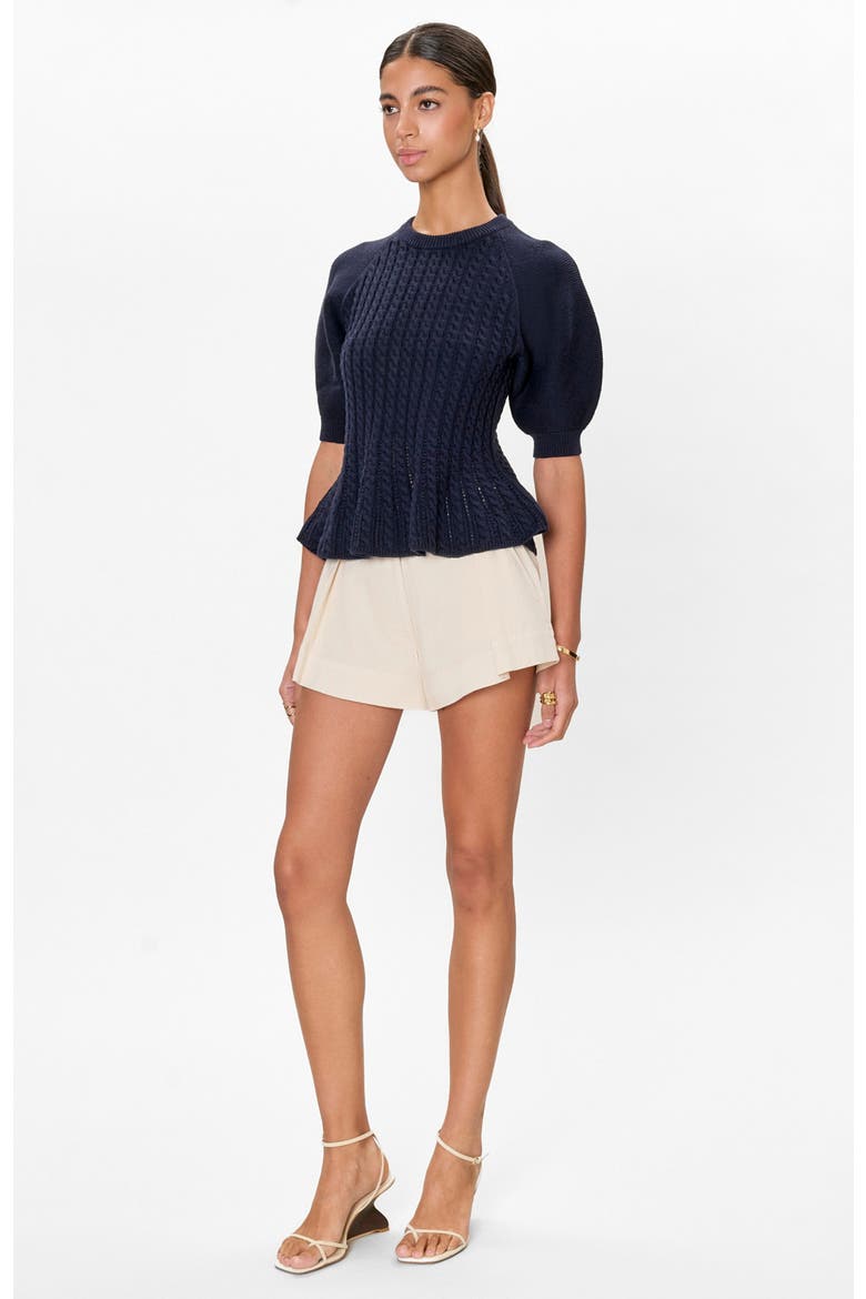 Remi Garment Dyed Short, Alternate, color, Ecru