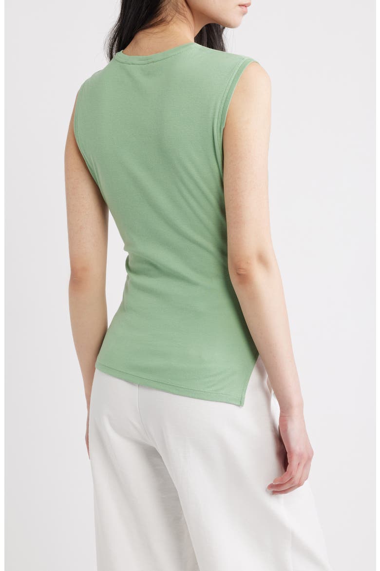 Side Twist Modal & Pima Cotton Tank, Alternate, color, DELICATE GREEN