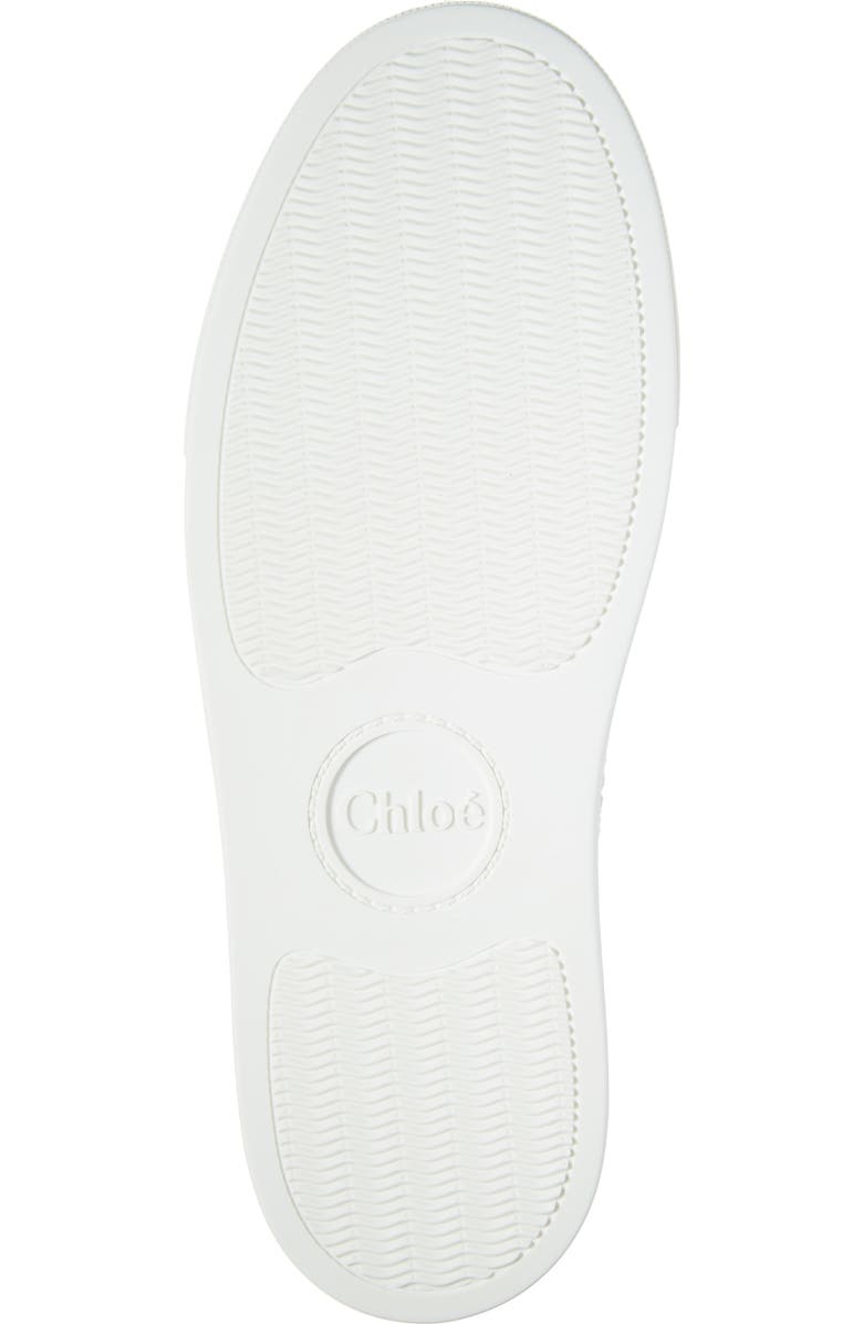 Chloé Lauren Crochet Trim Sneaker, Alternate, color,