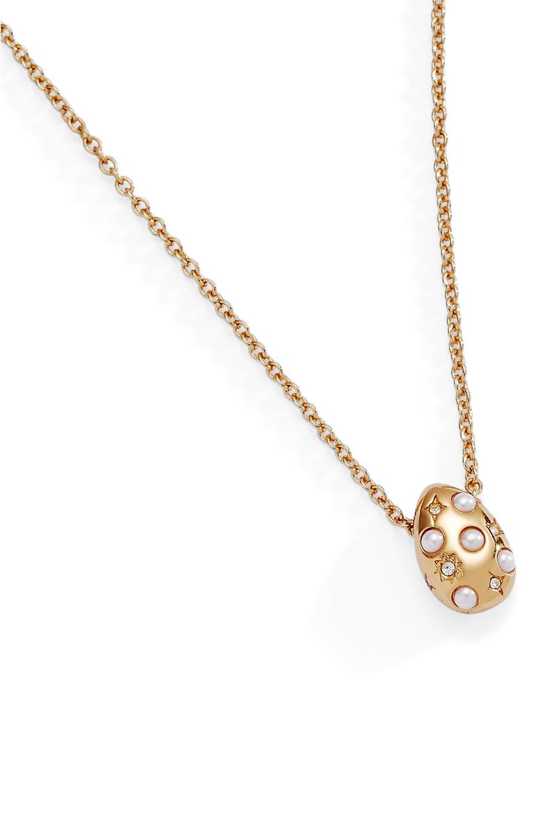 Alex and Ani Pearl and Crystal Pendant Necklace, Alternate, color, Pearl