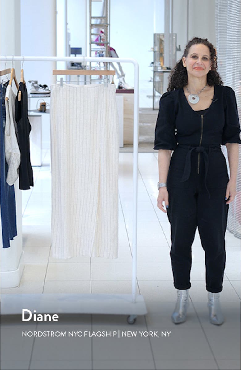 Pinstripe Maxi Skirt, sales video thumbnail