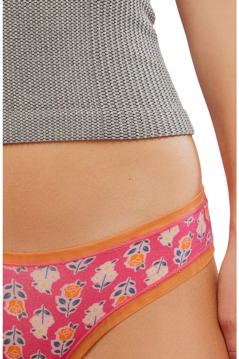 Intimately FP Cool & Collected Bikini Brief, Alternate, color, PINK COMBO