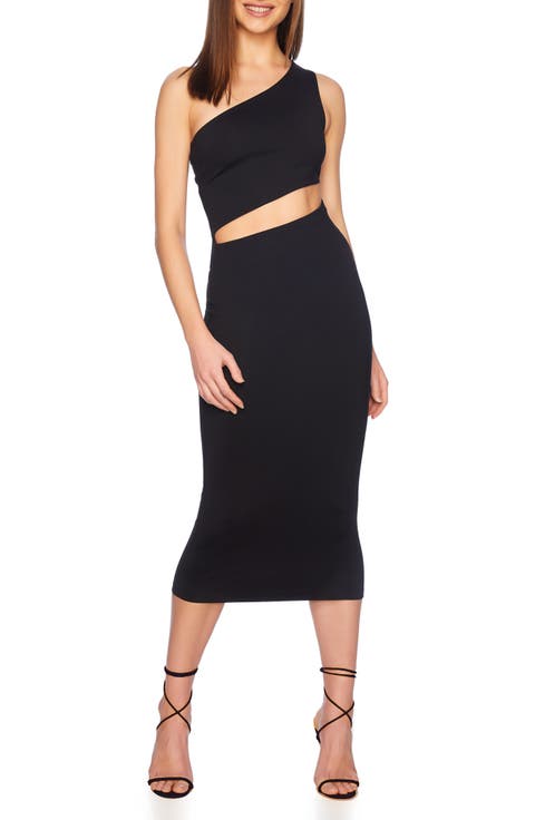 Cutout One-Shoulder Dress