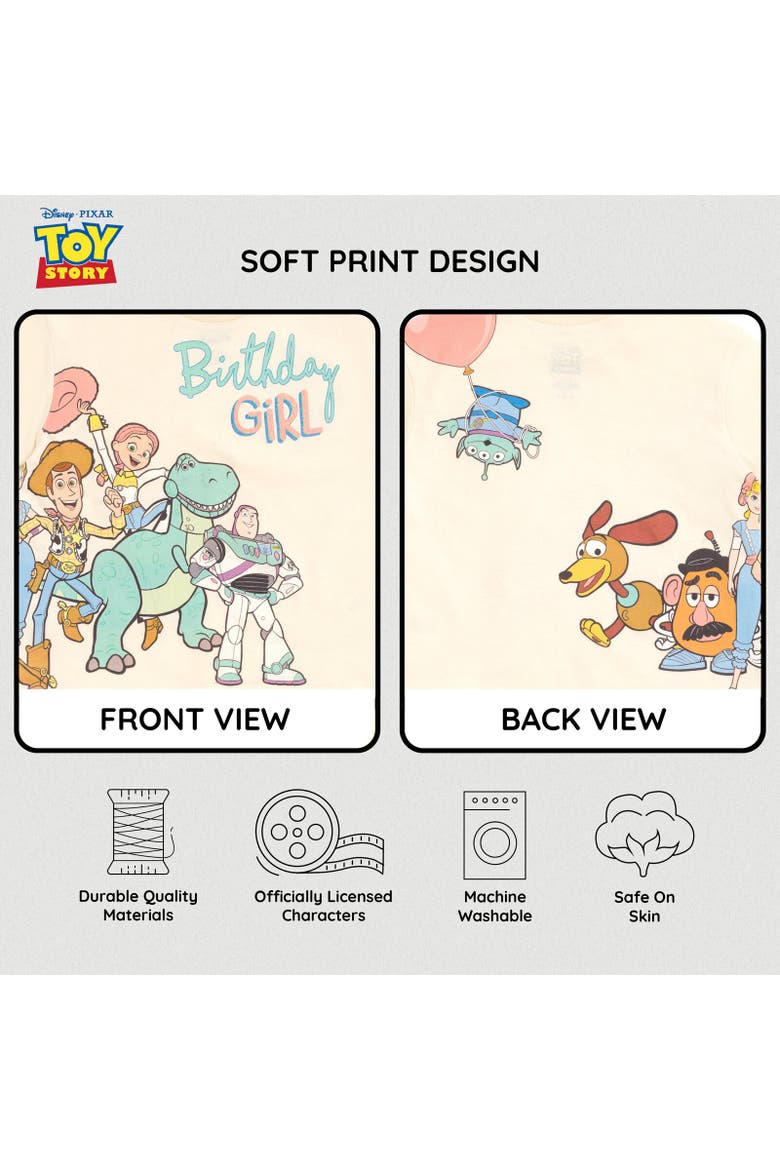Toy Story Birthday Graphic T-Shirt, Alternate, color, Woody Buzz White
