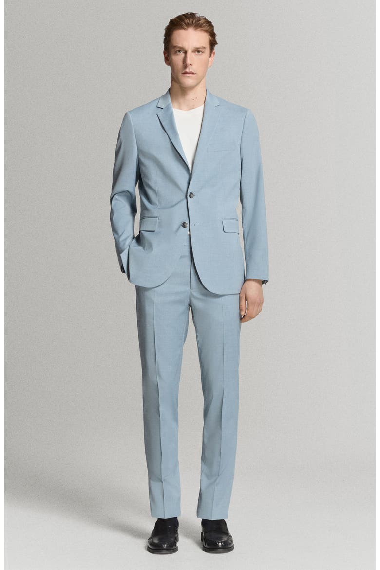 Super Slim Fit Stretch Suit Pants, Alternate, color, SKY BLUE