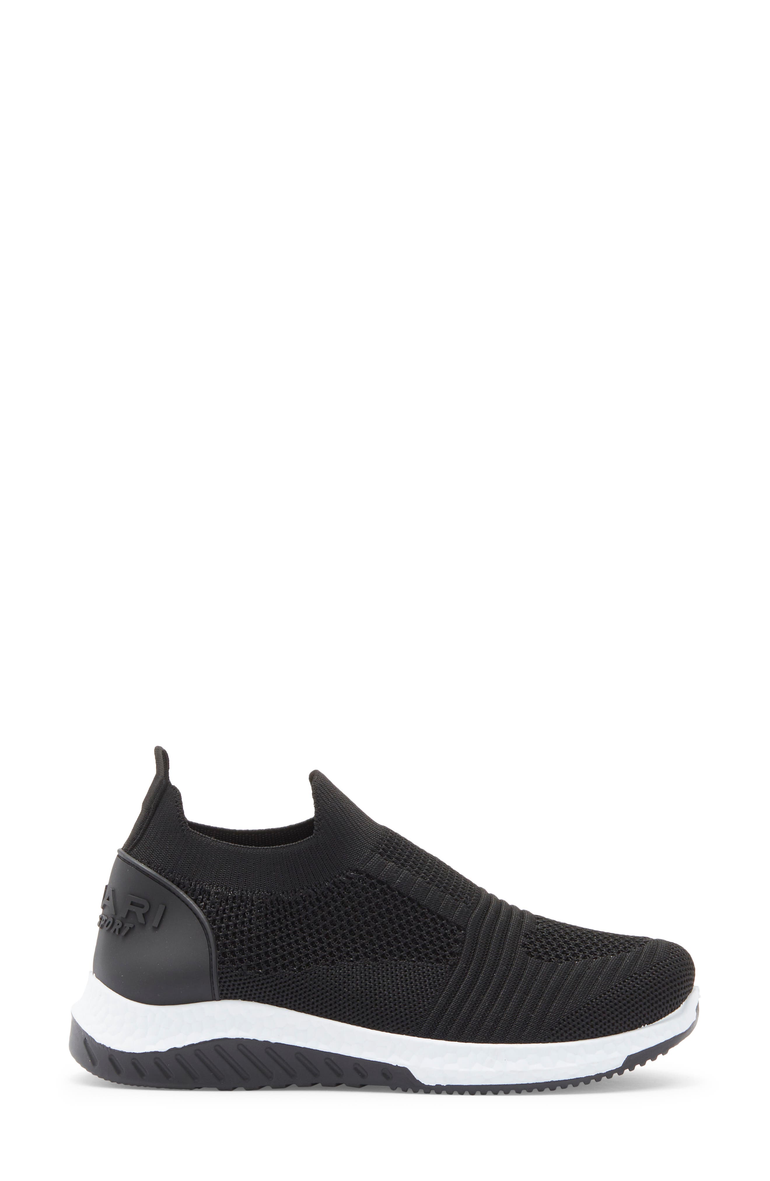 Knit Slip-On Sneaker, Alternate, color, BLACK
