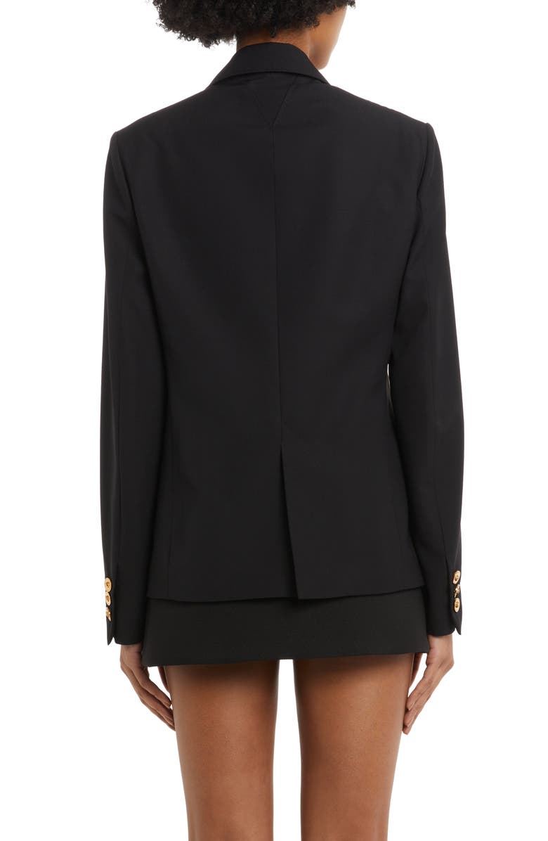 Versace Stretch Wool Blazer, Alternate, color, 