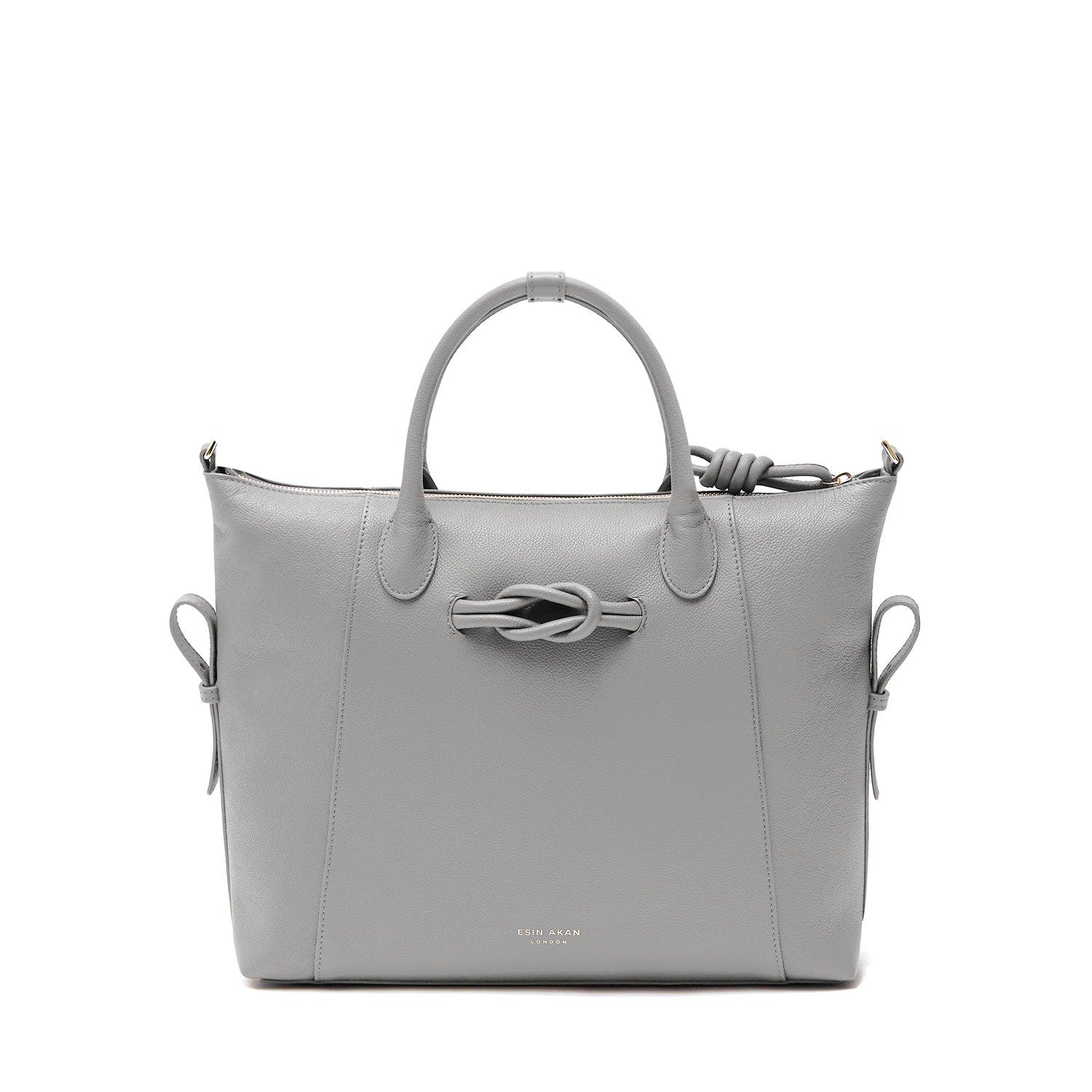 Esin Akan 6-in-1 Wimbledon Leather Backpack, Alternate, color, Grey