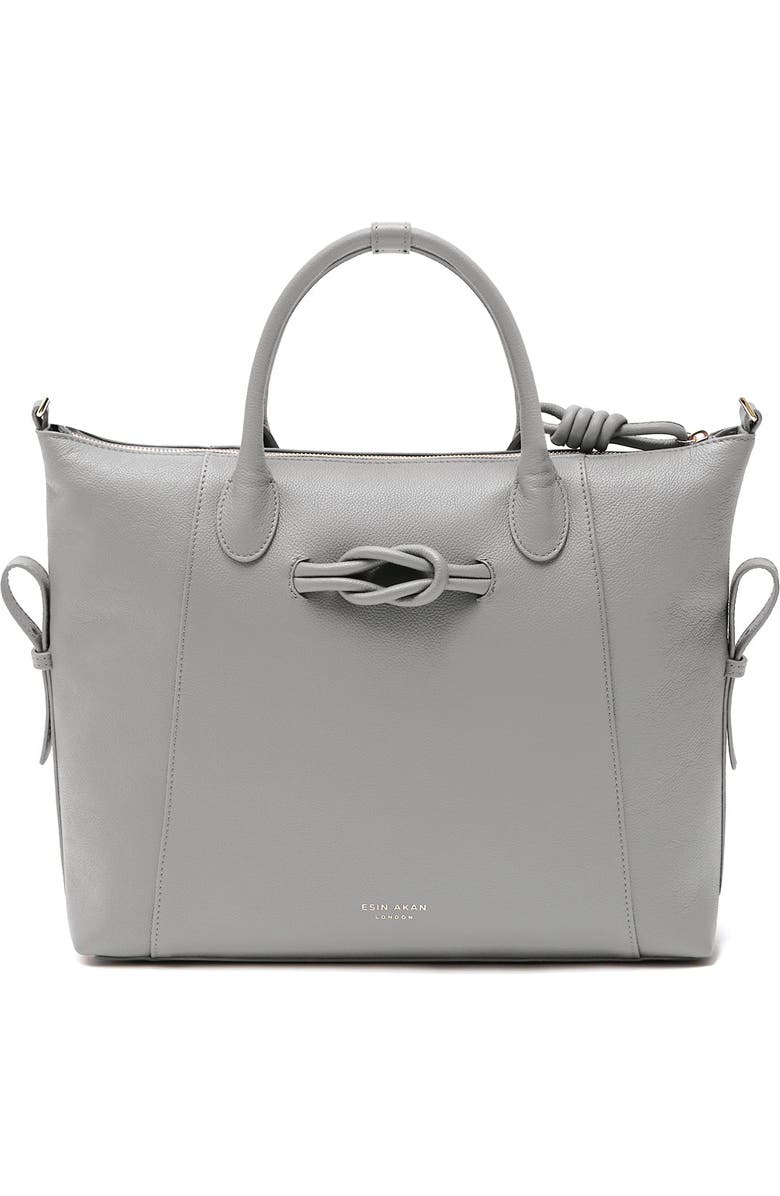 Esin Akan 6-in-1 Wimbledon Leather Backpack, Alternate, color, Grey