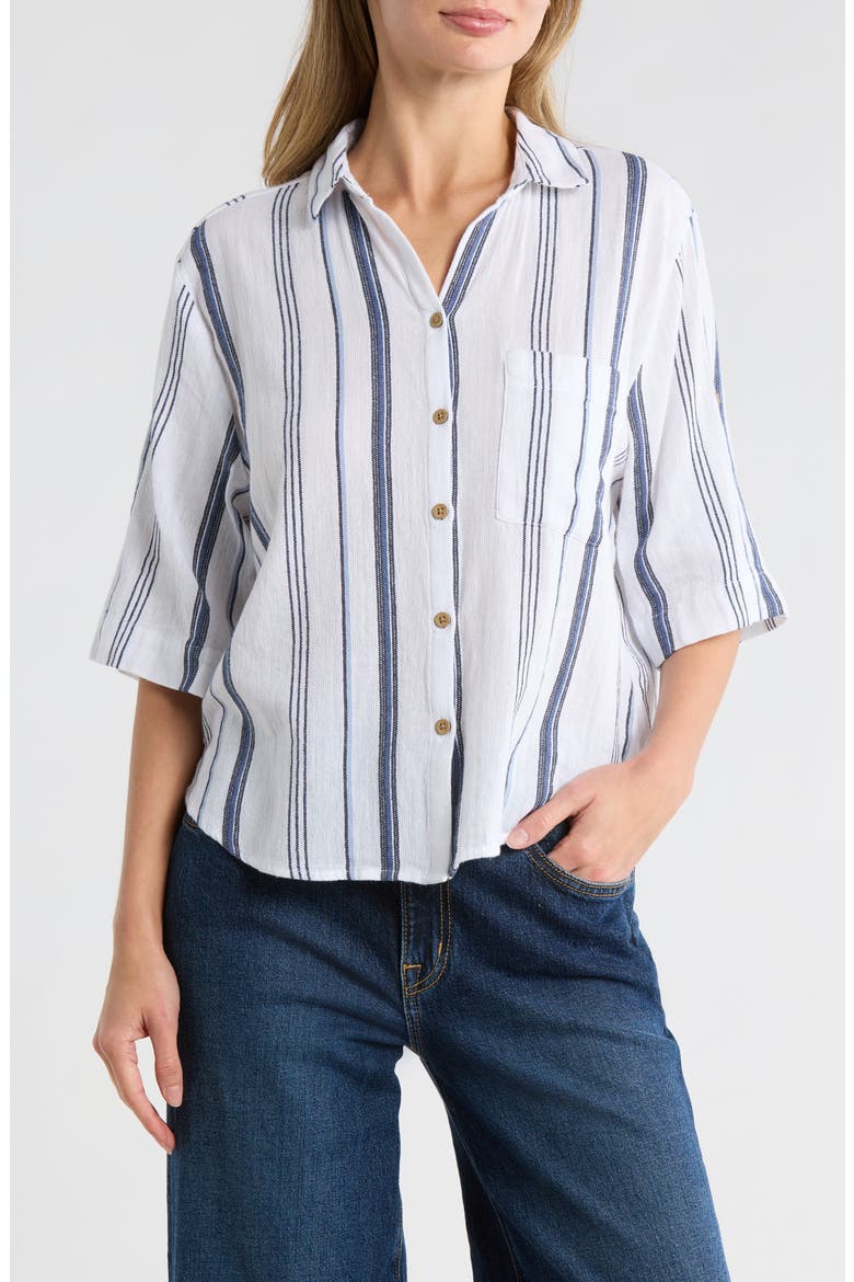 Murphy Button Up Shirt, Main, color, GLACIER