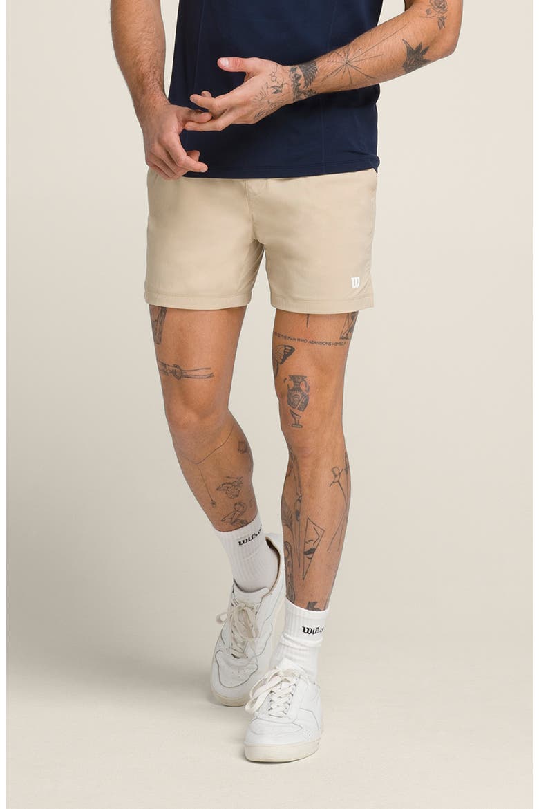 Tennis Volley 6-Inch Shorts, Main, color, SAFARI