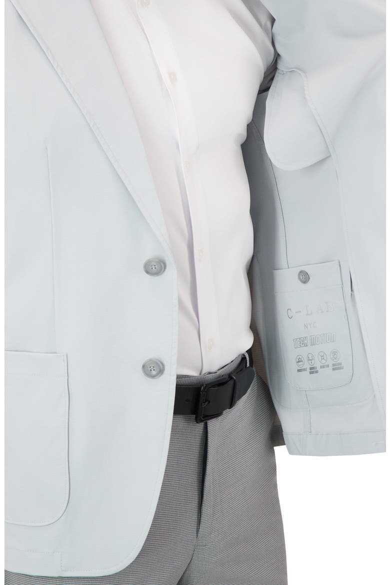 Packable Woven Tech Jacket, Alternate, color, LIGHT GREY