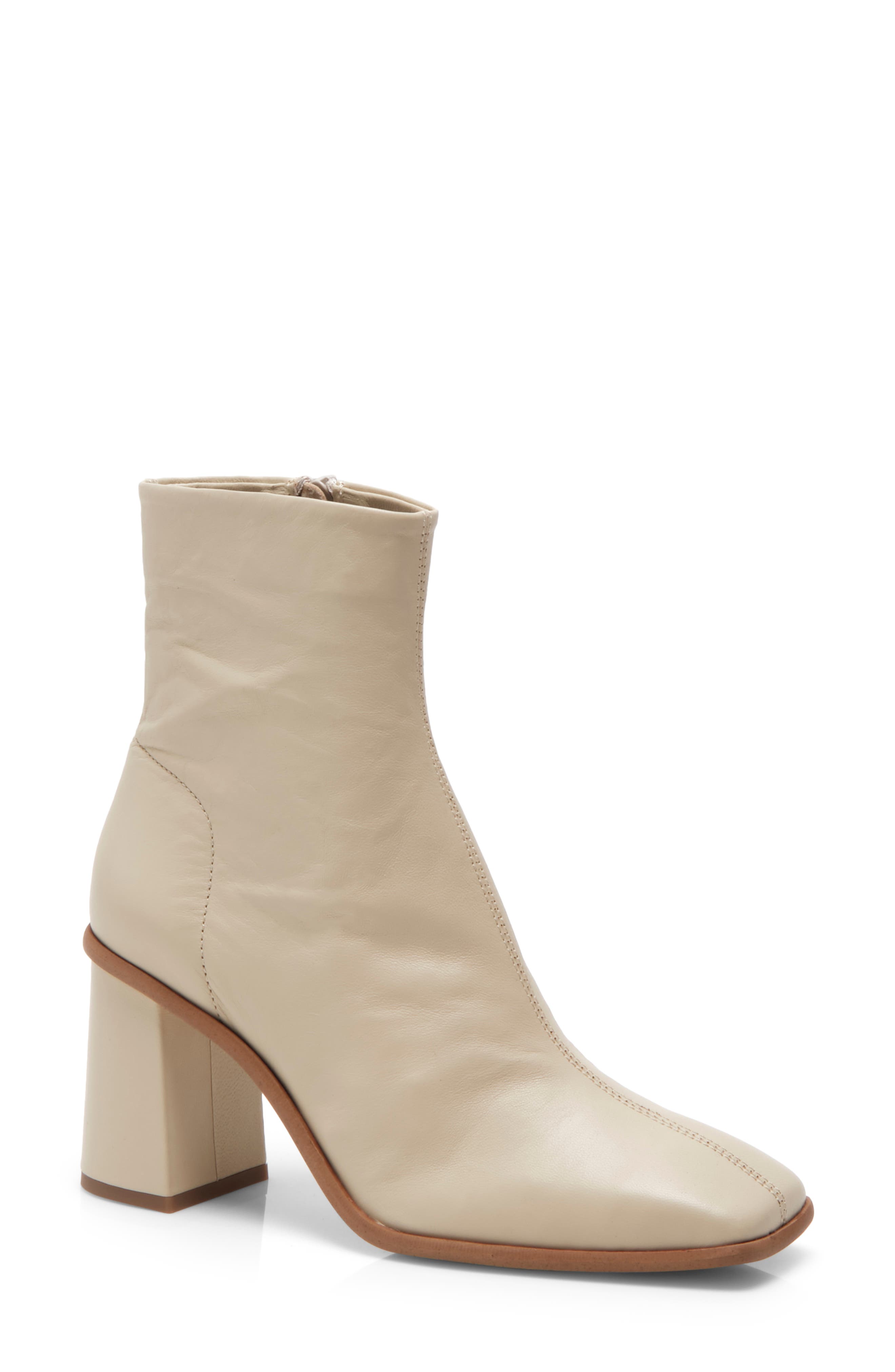 Sienna Ankle Boot, Main, color, BUTTERCREAM