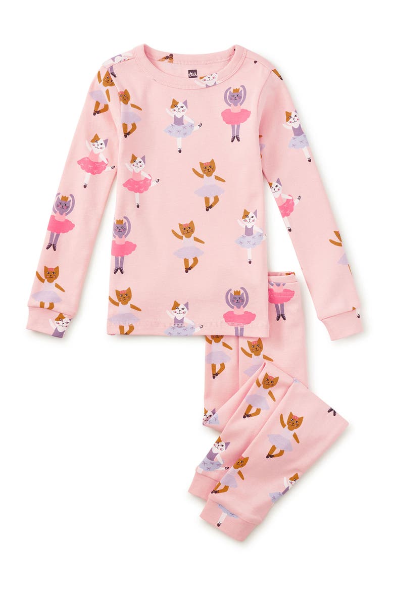 Goodnight Pajama Set, Main, color, Ballet Kitty