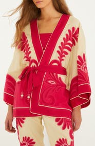 FARM Rio Spring Arabesc Belted Jacket