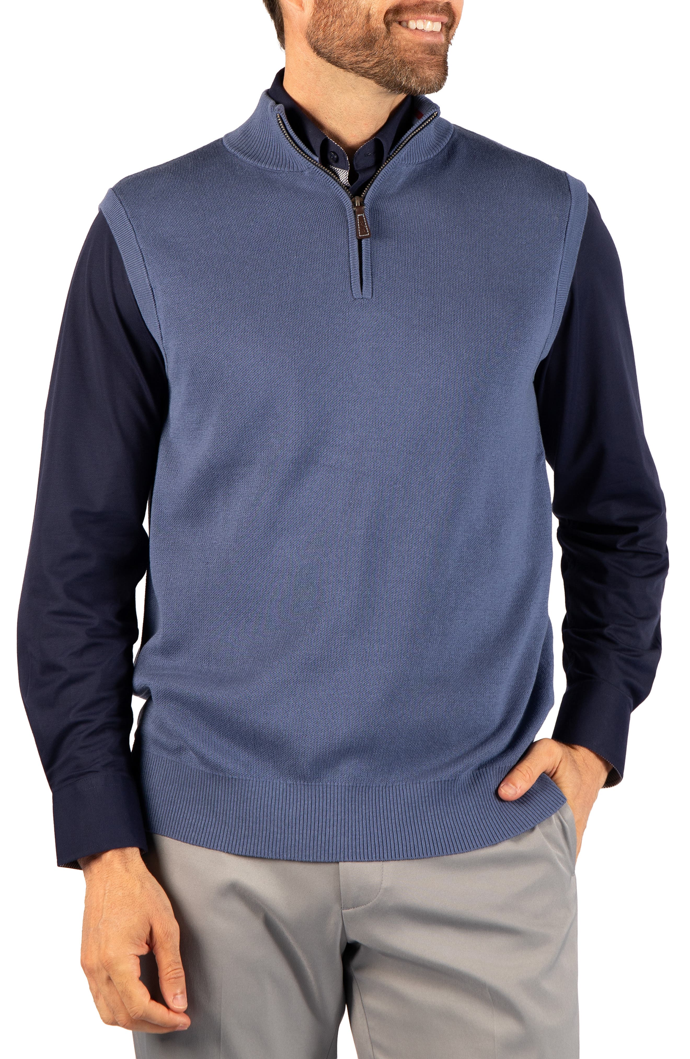 Quarter Zip Sweater Vest