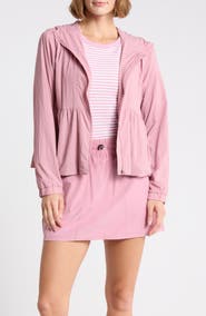 90 DEGREE BY REFLEX Radiant Sherry Peplum Jacket