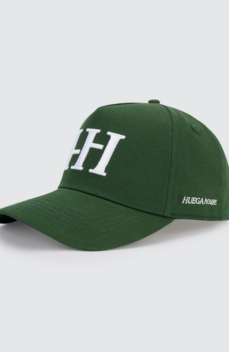 Huega House Icon High Profile Hat, Alternate, color, Evergreen