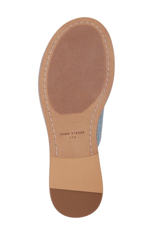 Marc Fisher Ltd Grayce Slide Sandal In Blue