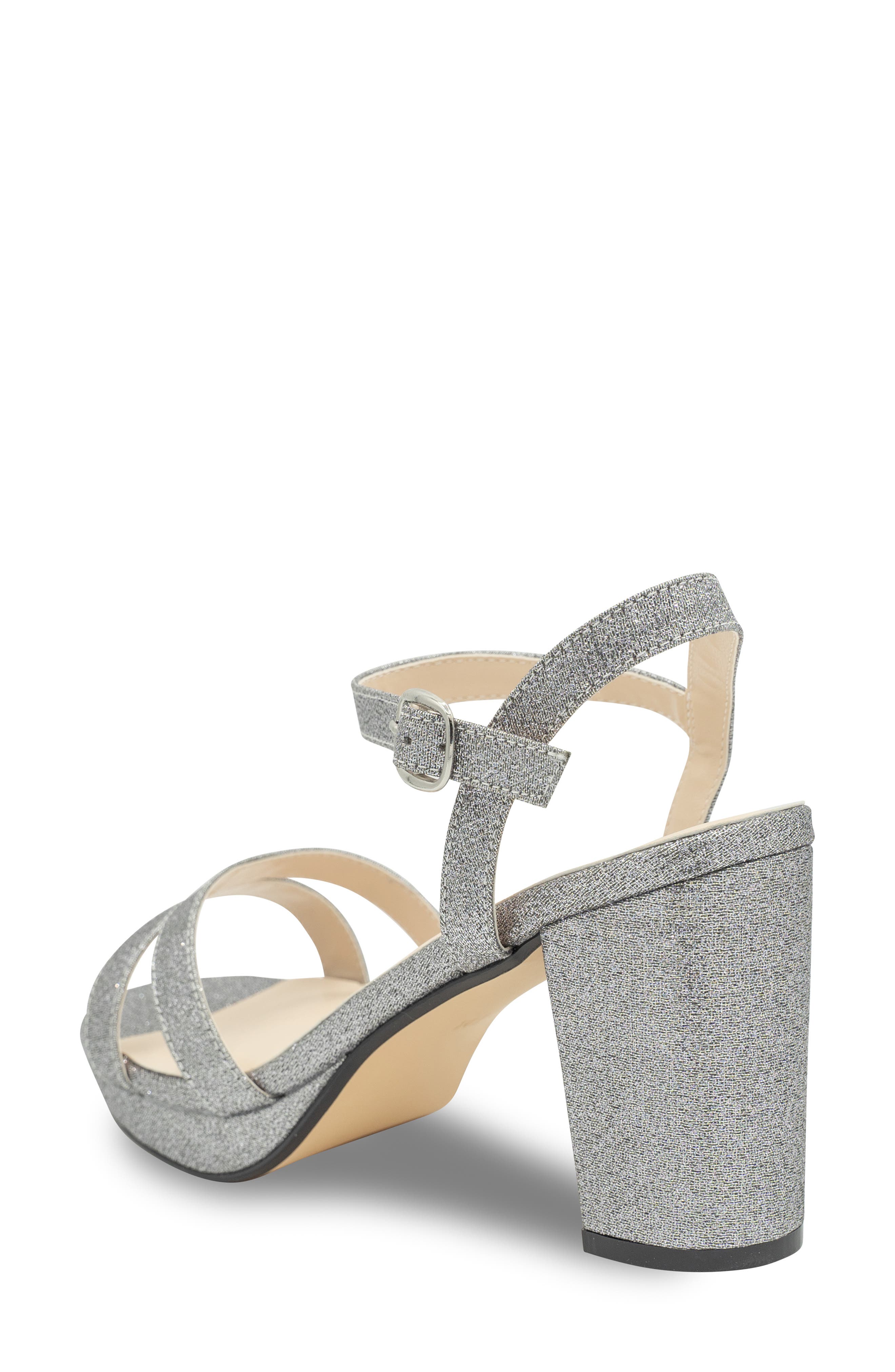 Touch Ups Harmon Platform Sandal, Alternate, color, Pewter