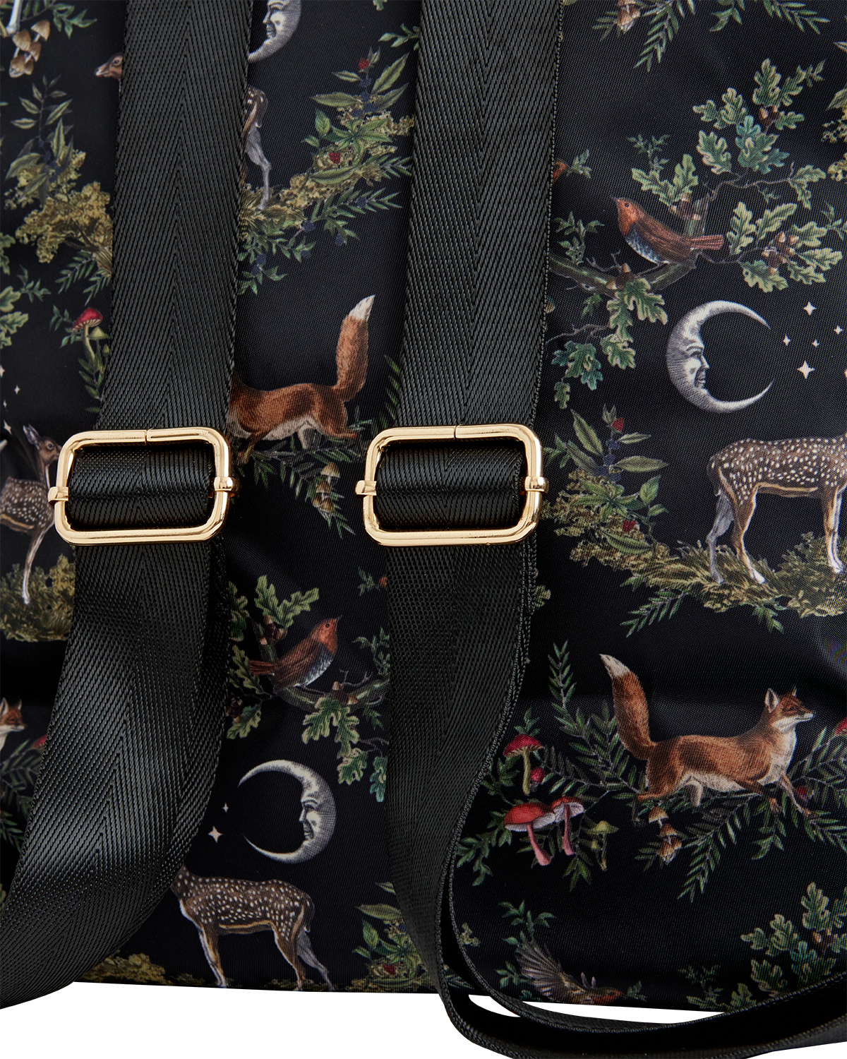 Fable England A Night's Tale Woodland Backpack Midnight, Alternate, color, Black