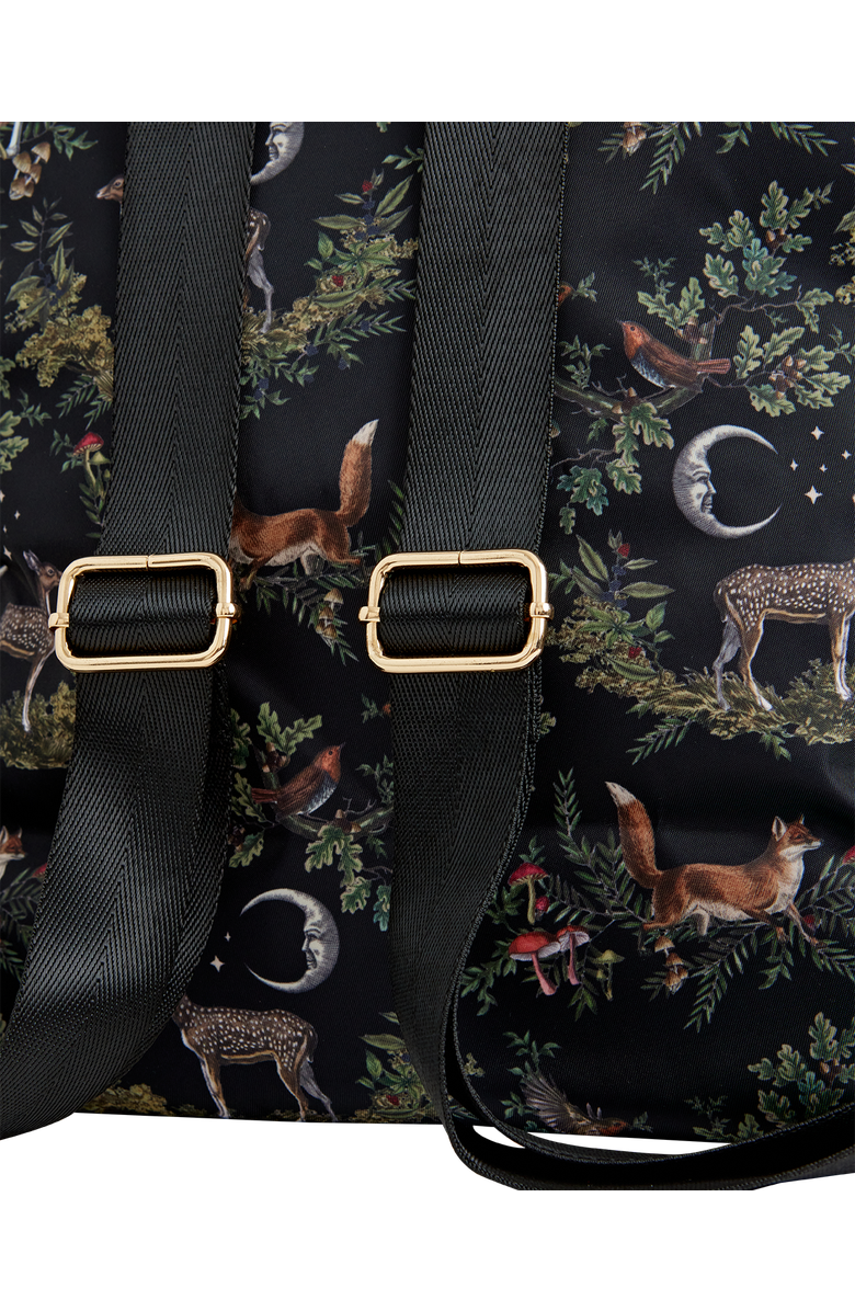 Fable England A Night's Tale Woodland Backpack Midnight, Alternate, color, Black