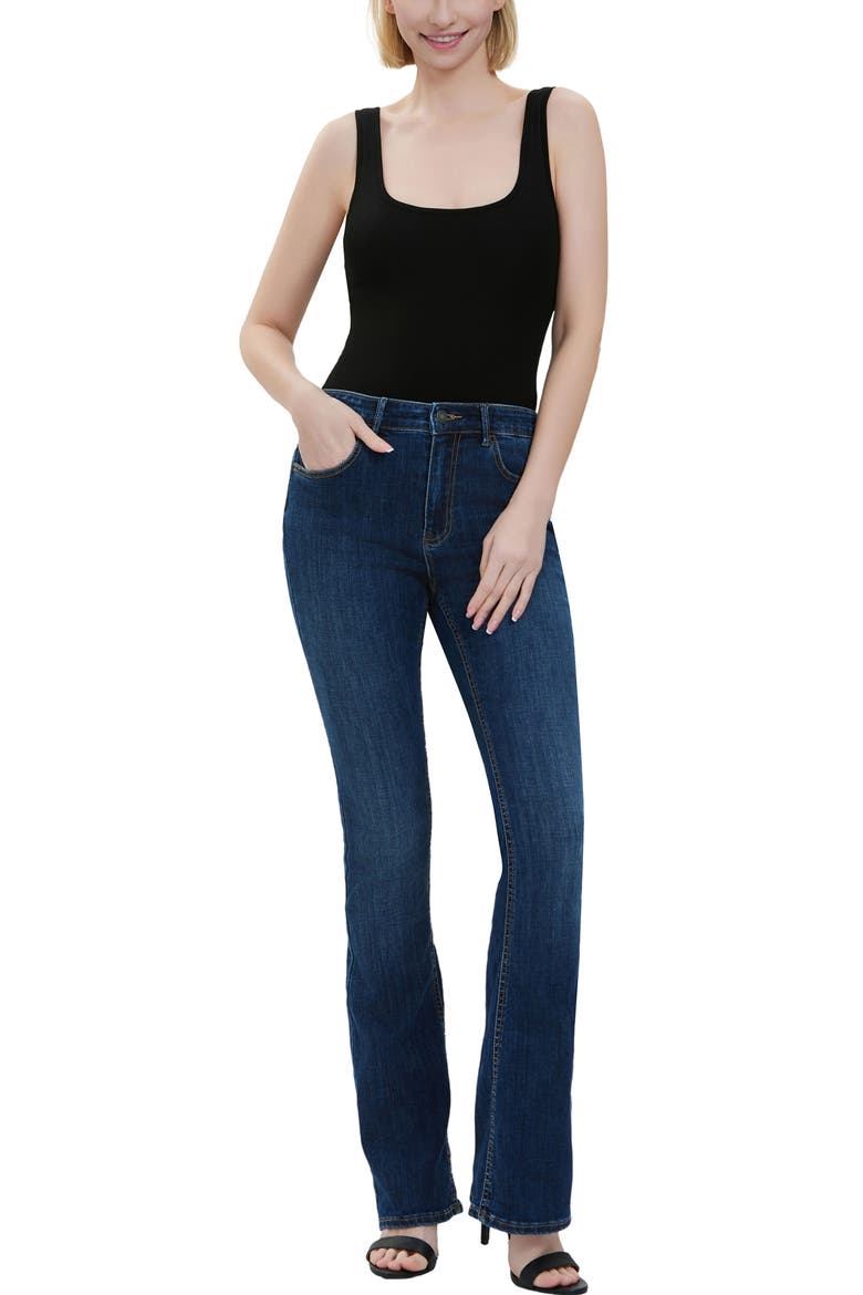 U-Neck Sleeveless Bodysuit, Alternate, color, Black
