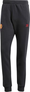 adidas Originals Men's adidas Originals  Black Manchester United Essentials Pants
