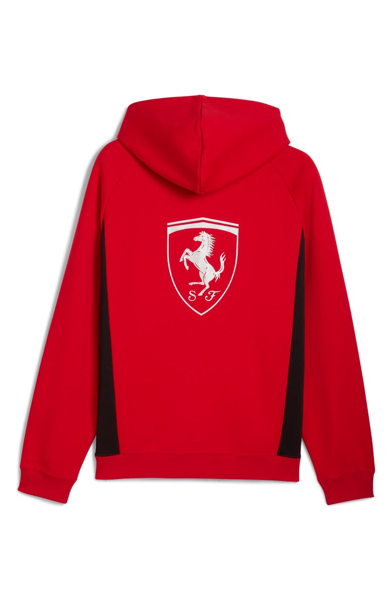 PUMA Scuderia Ferrari Lifestyle Graphic Hoodie, Alternate, color, Rosso Corsa