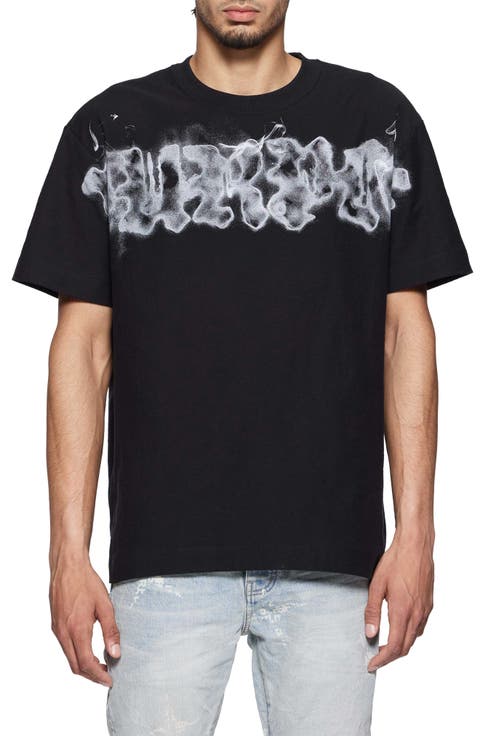 Textured Cotton Jersey Logo Graphic T-Shirt