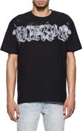 PURPLE BRAND Textured Cotton Jersey Logo Graphic T-Shirt